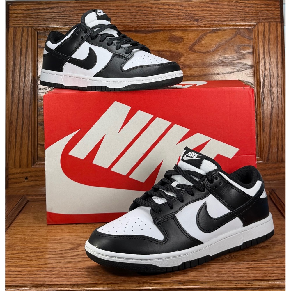 Nike Dunk Low Panda Black White Sneaker Size Women 9